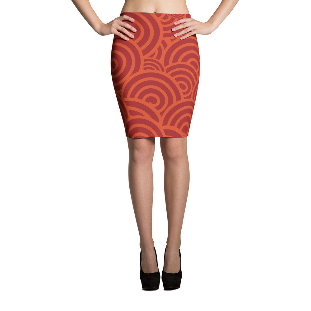 30A Skins Auburn skirt front view