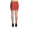 30A Skins Auburn Miniskirt Rear View